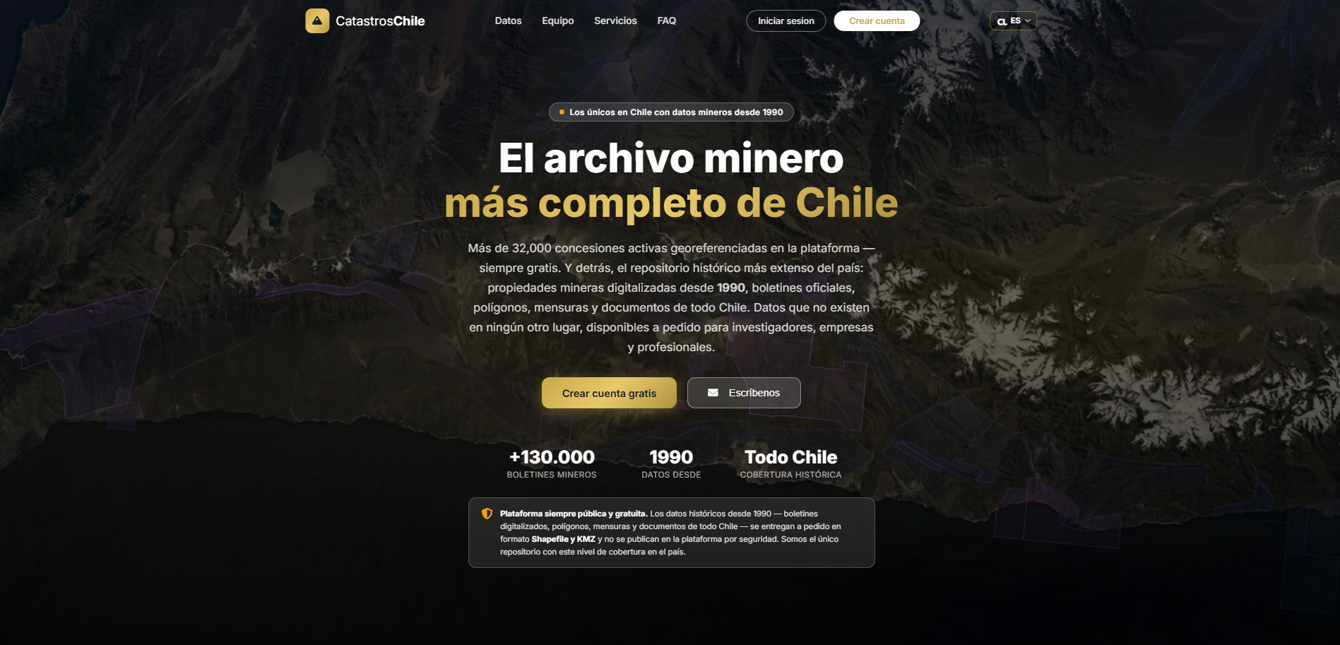 CatastrosChile - Archivo Minero de Chile